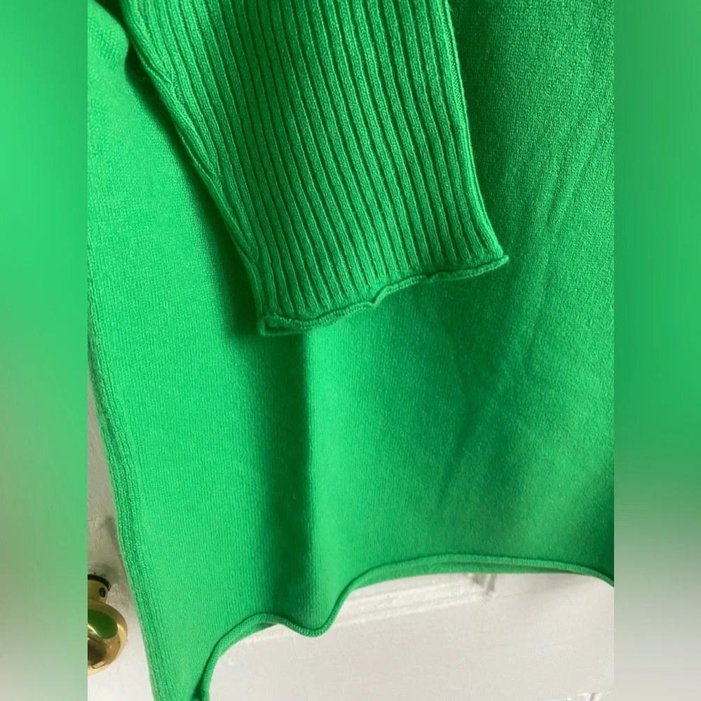 Luxury Mongolian cashmere turtle neck sweater Blue Sky Cashmere Sz M - Picture 10 of 12